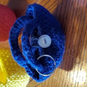 Bag Charm / Key Chain - Mini Purse - Handmade Crochet